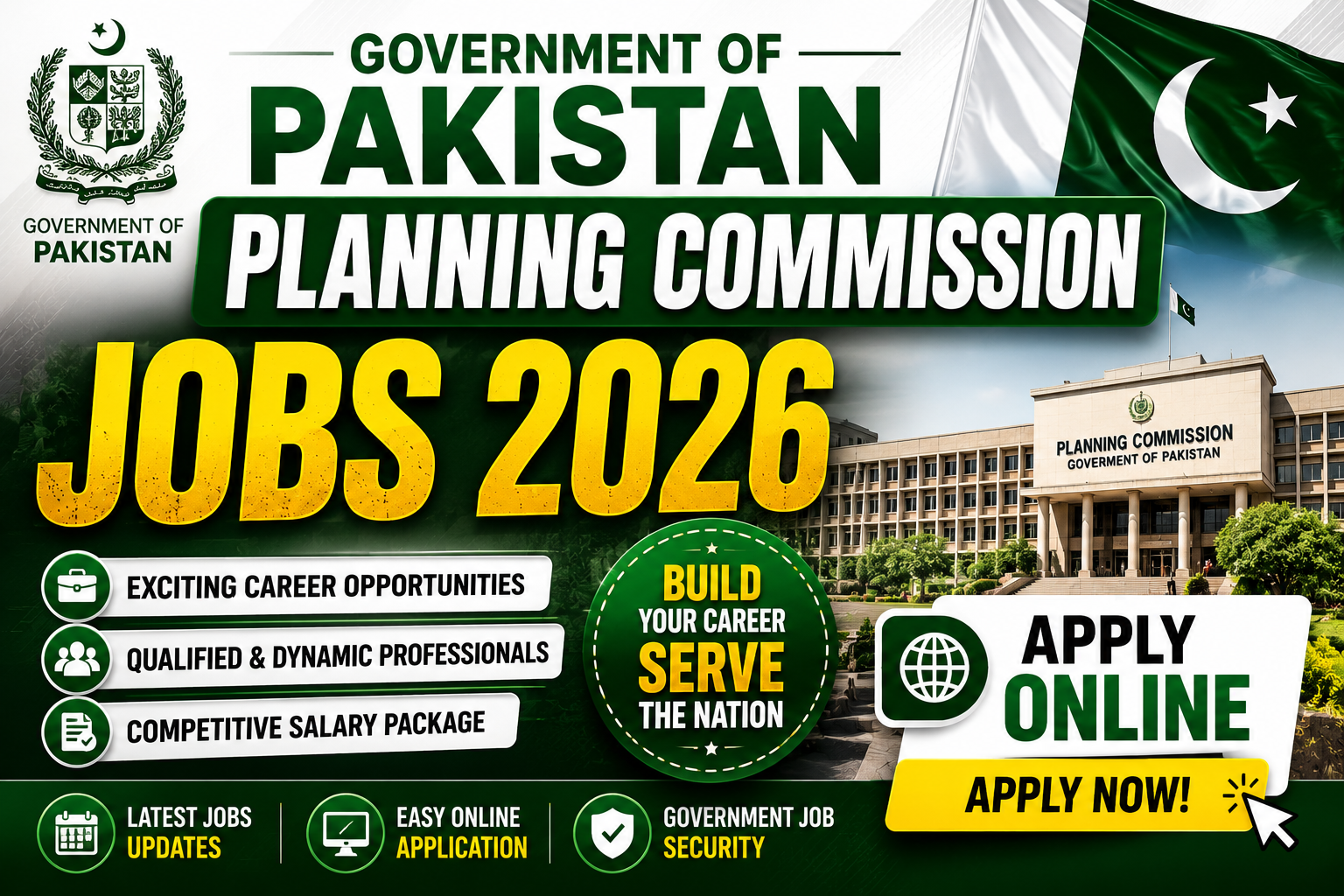 Government of Pakistan Planning Commission Jobs 2026 Apply Online